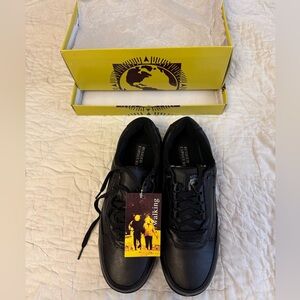 Black Men's Sneakers-good grip, great for work and walking